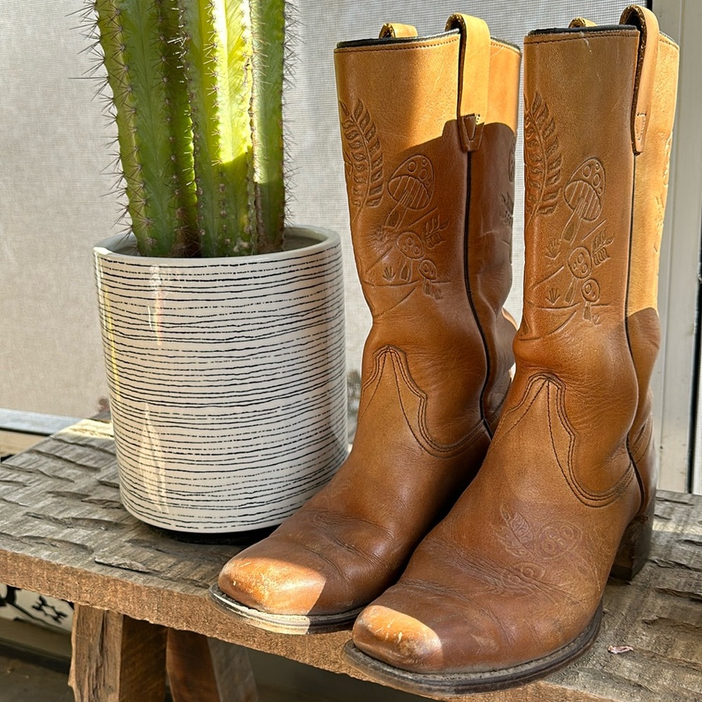 Vintage Wrangler Cowboy Boots